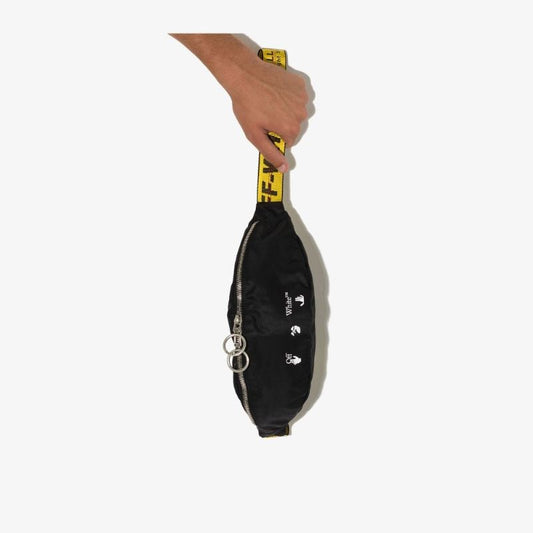 Black Logo Cross Body Bag