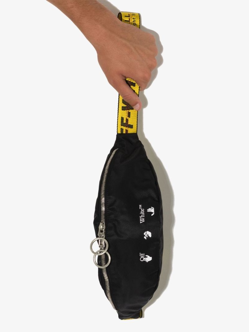 Black Logo Cross Body Bag