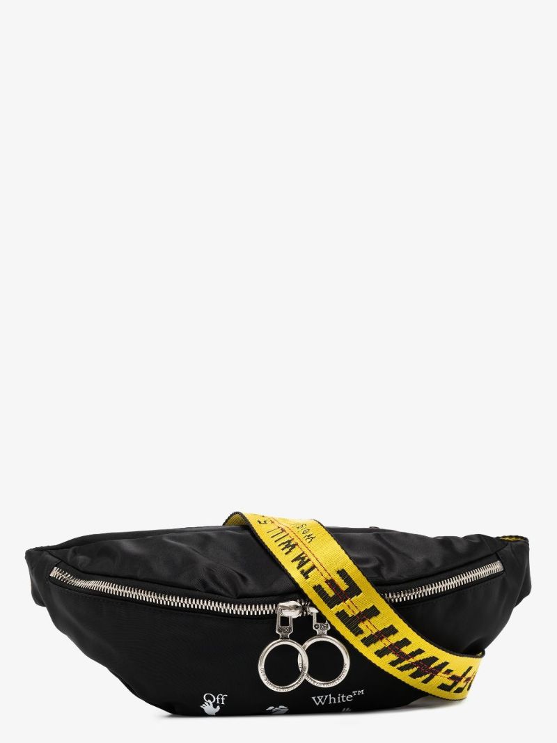 Black Logo Cross Body Bag