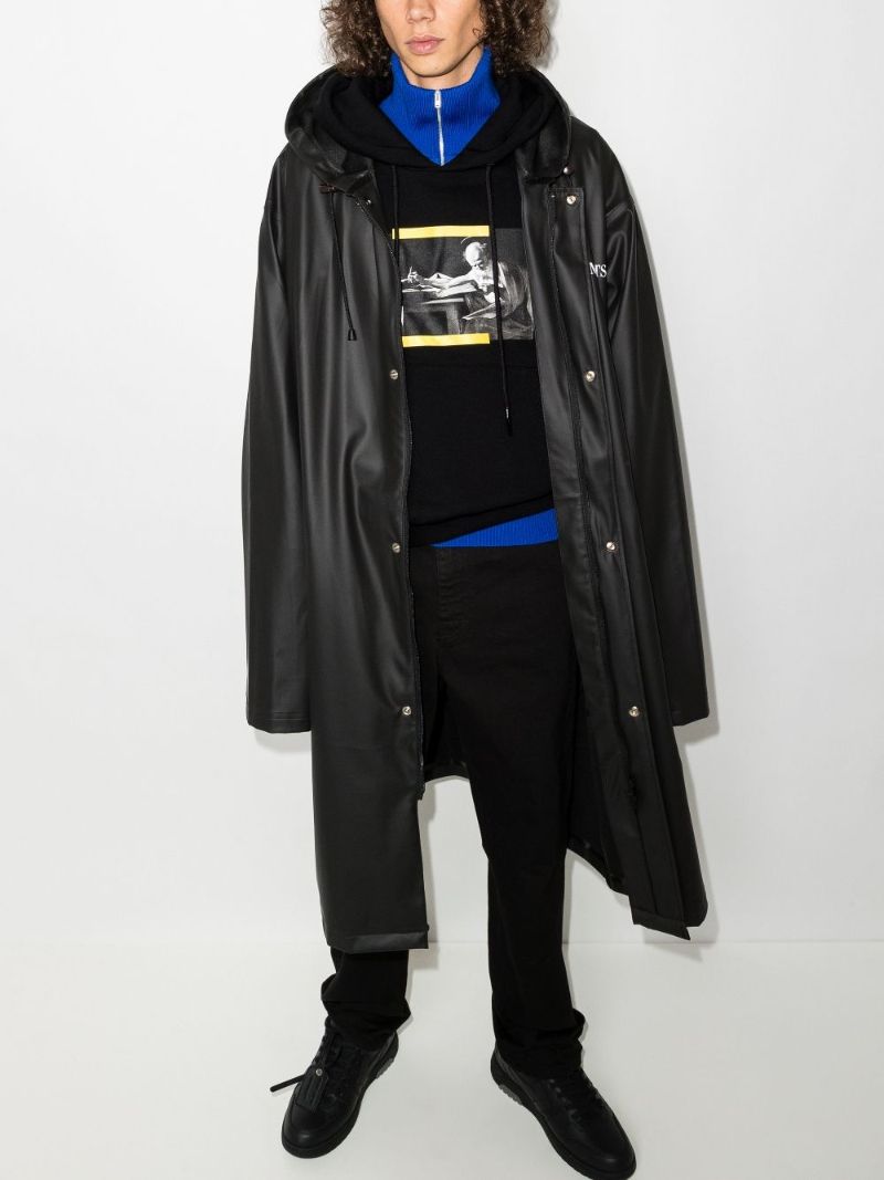Black Caravaggio Painting Cotton Hoodie