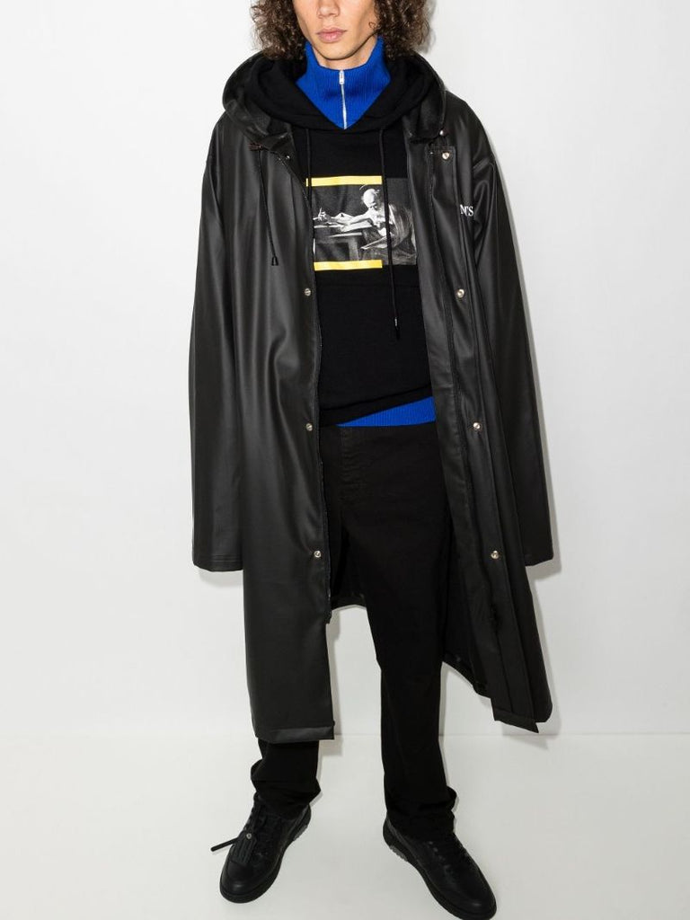 Black Caravaggio Painting Cotton Hoodie