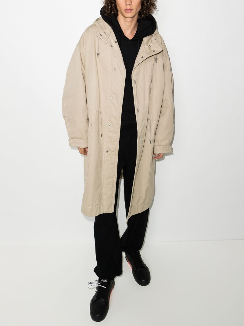 Black Caravaggio Arrows Cotton Hoodie
