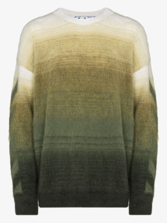 Diag Brushed Gradient Sweater