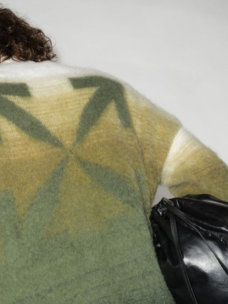 Diag Brushed Gradient Sweater