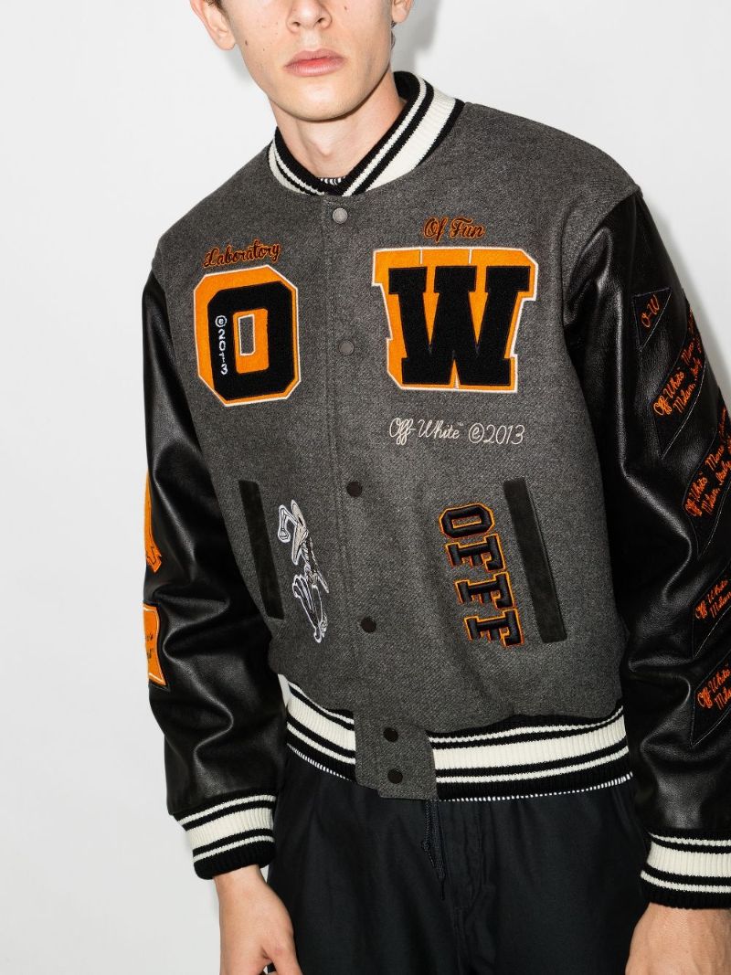 Logo Patch Varsity Jacket
