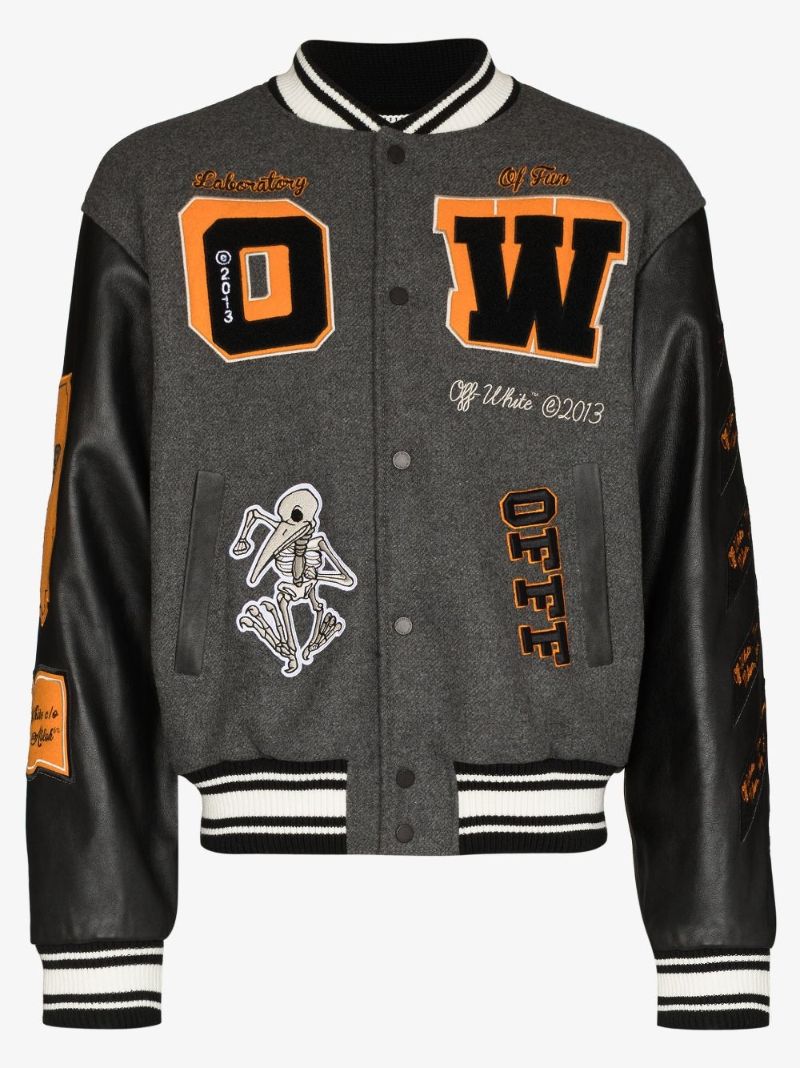Logo Patch Varsity Jacket