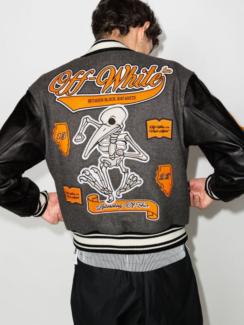 Logo Patch Varsity Jacket
