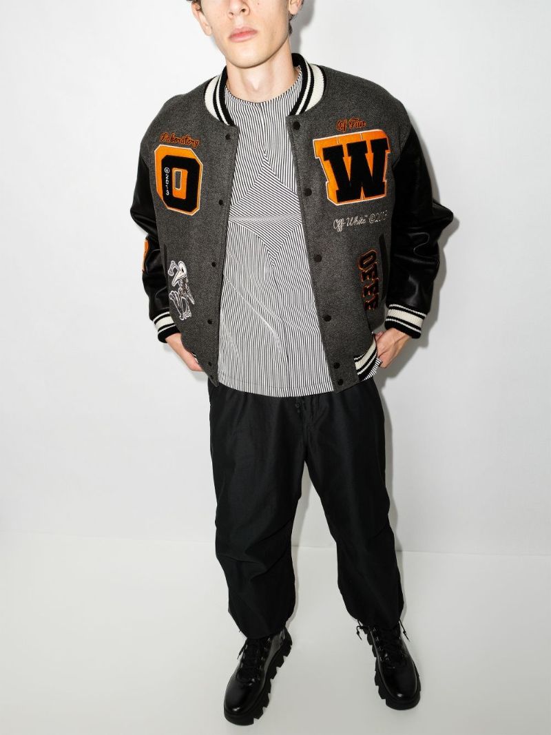 Logo Patch Varsity Jacket