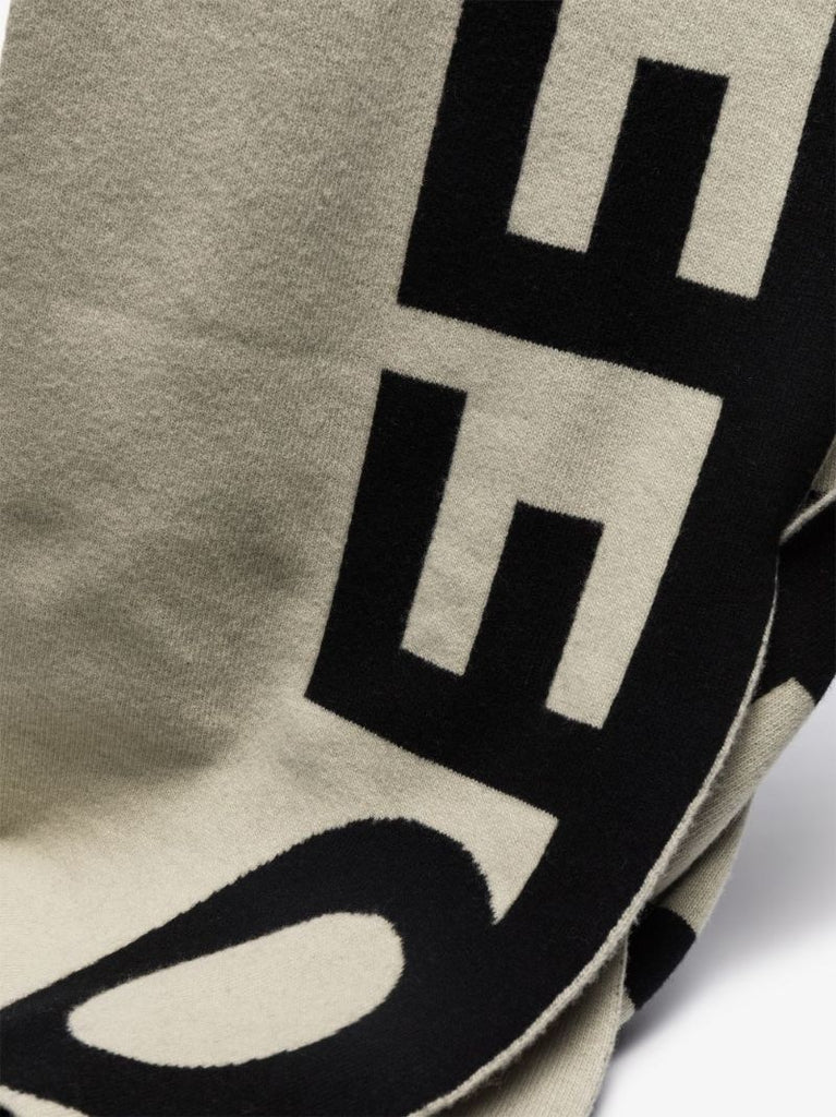 Grey Logo Wool Scarf