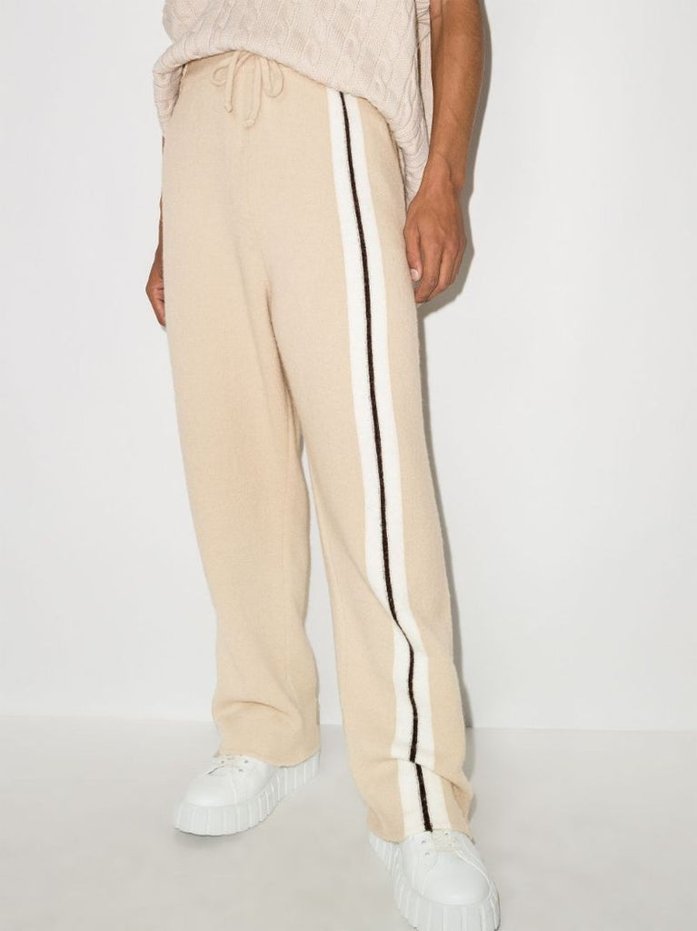 Striped Wide Leg Track Pants