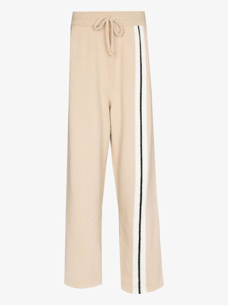 Striped Wide Leg Track Pants