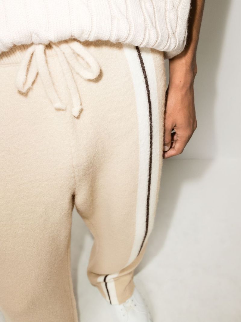 Striped Wide Leg Track Pants