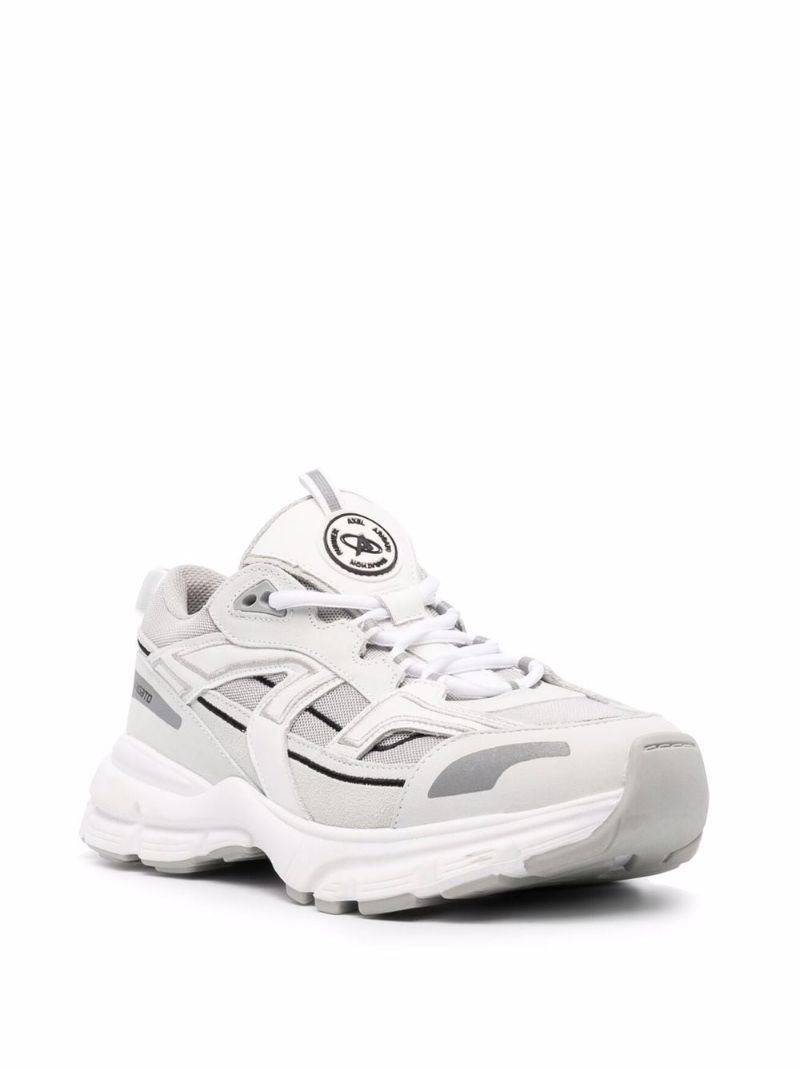 Grey Marathon R-trail Leather Sneakers