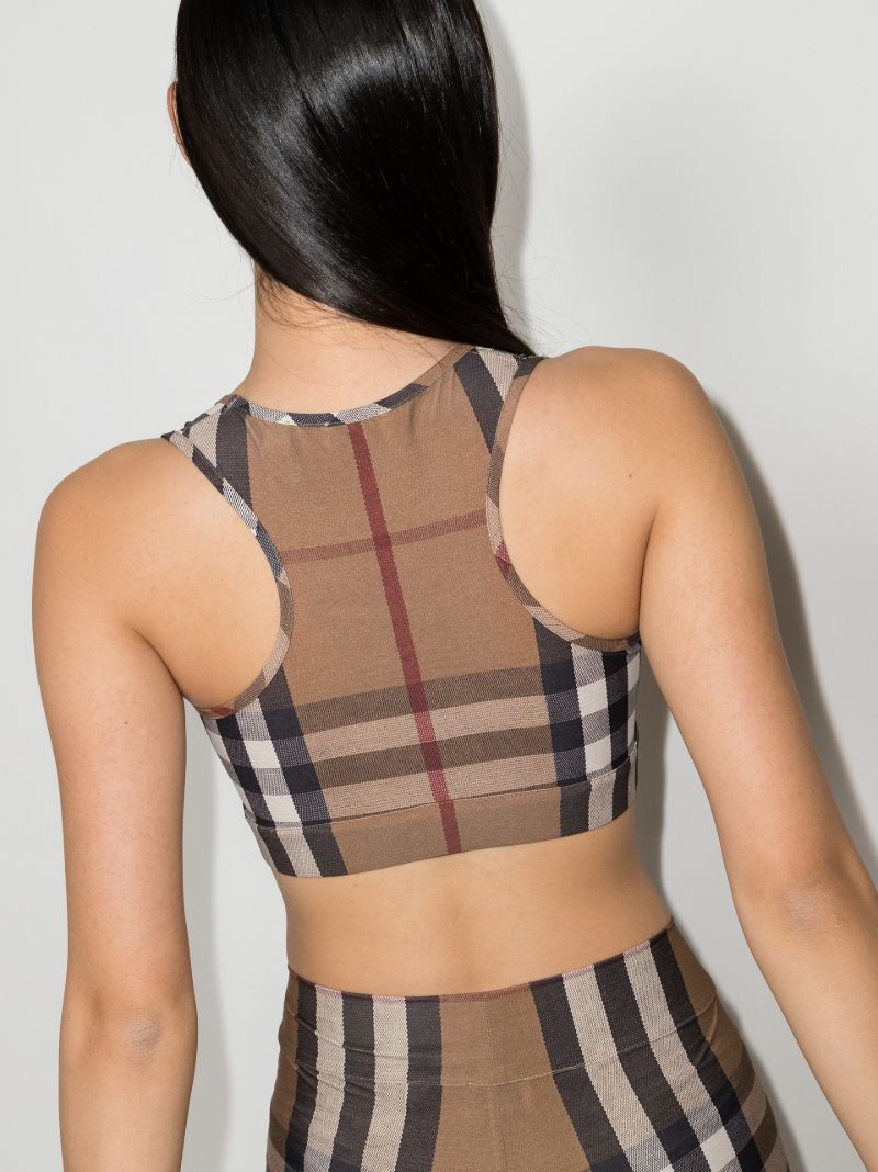 Immy Vintage Check Sports Bra