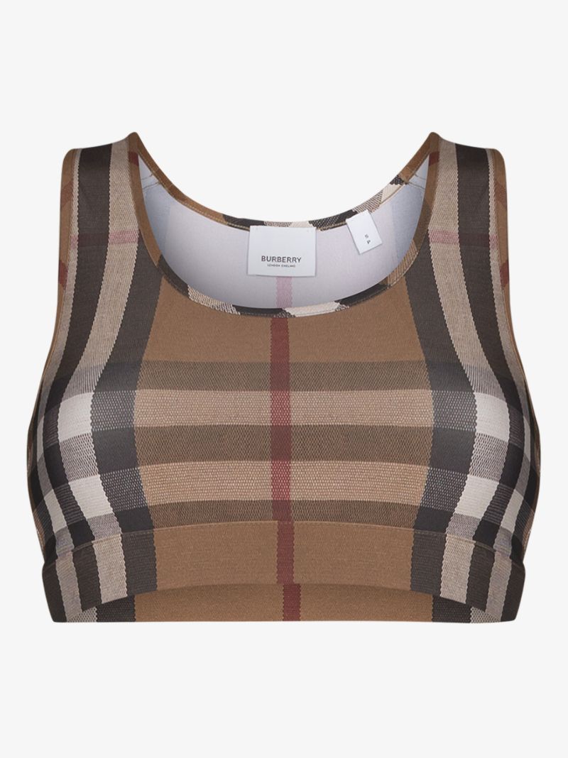 Immy Vintage Check Sports Bra