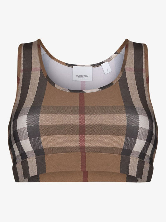 Immy Vintage Check Sports Bra