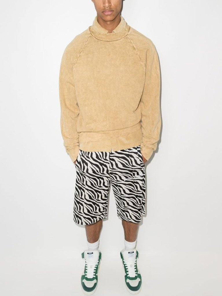 Zebra Track Shorts