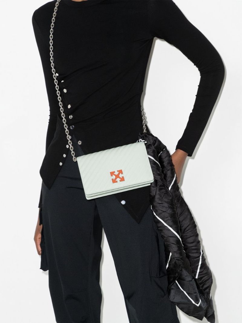 Green Jitney 0.5 Leather Shoulder Bag