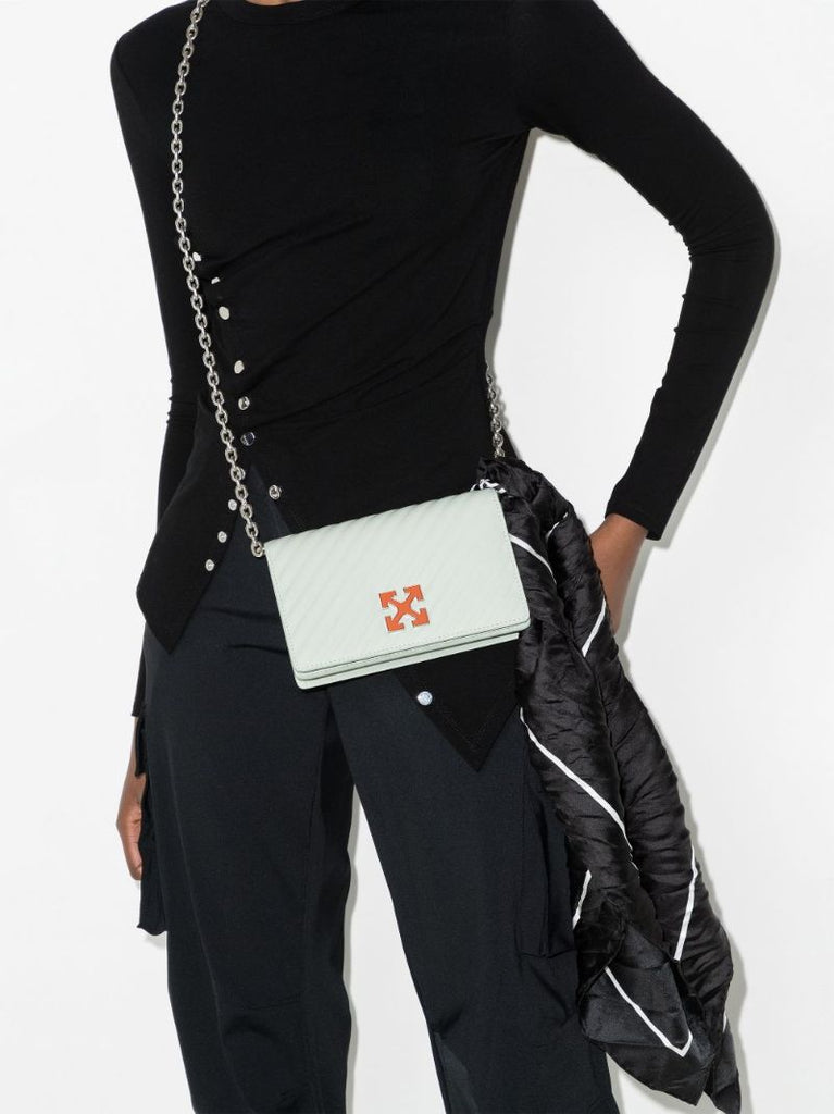 Green Jitney 0.5 Leather Shoulder Bag