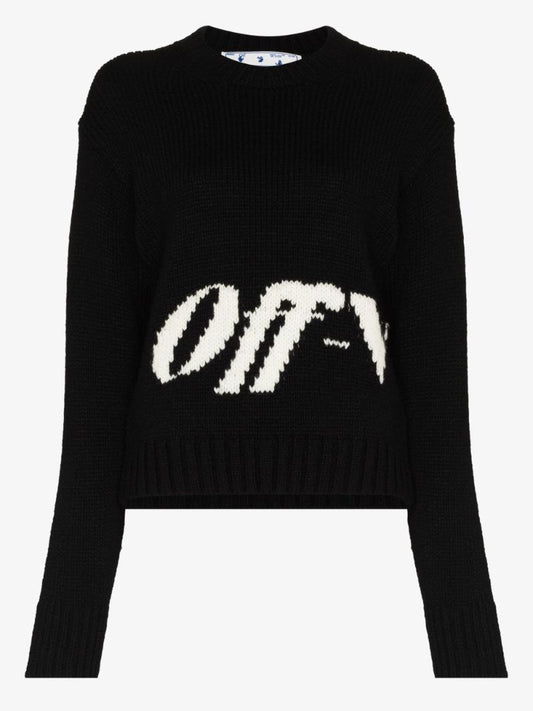 Intarsia Logo Sweater