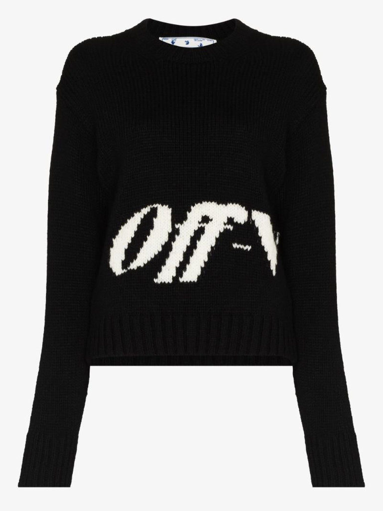 Intarsia Logo Sweater
