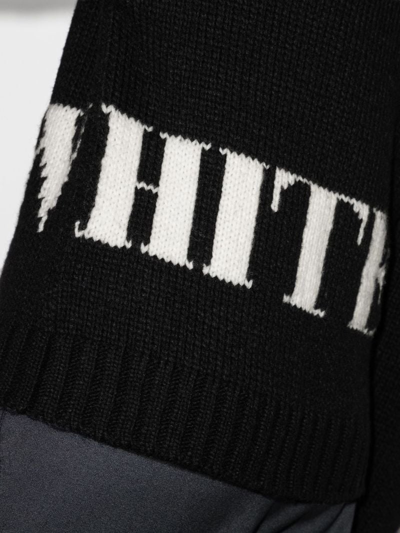 Intarsia Logo Sweater