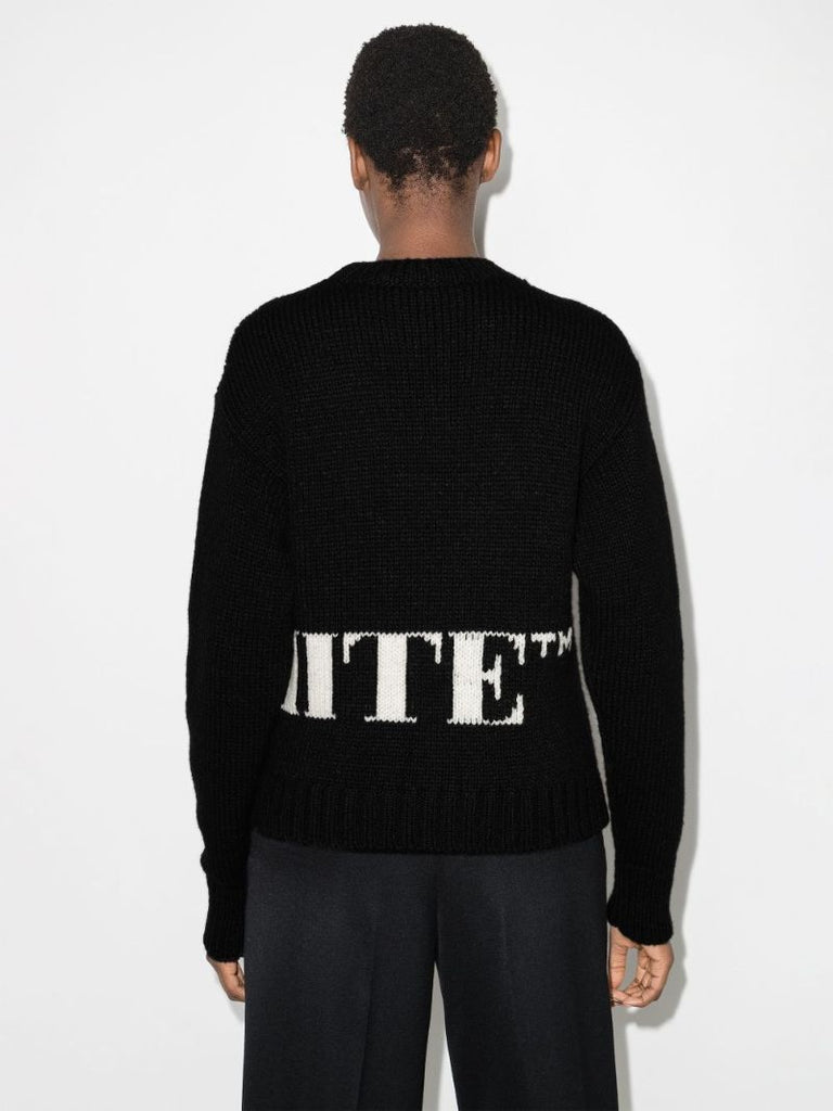 Intarsia Logo Sweater