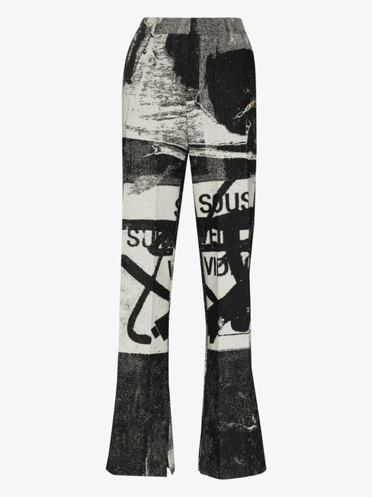 X Pablo Tomek Printed Trousers
