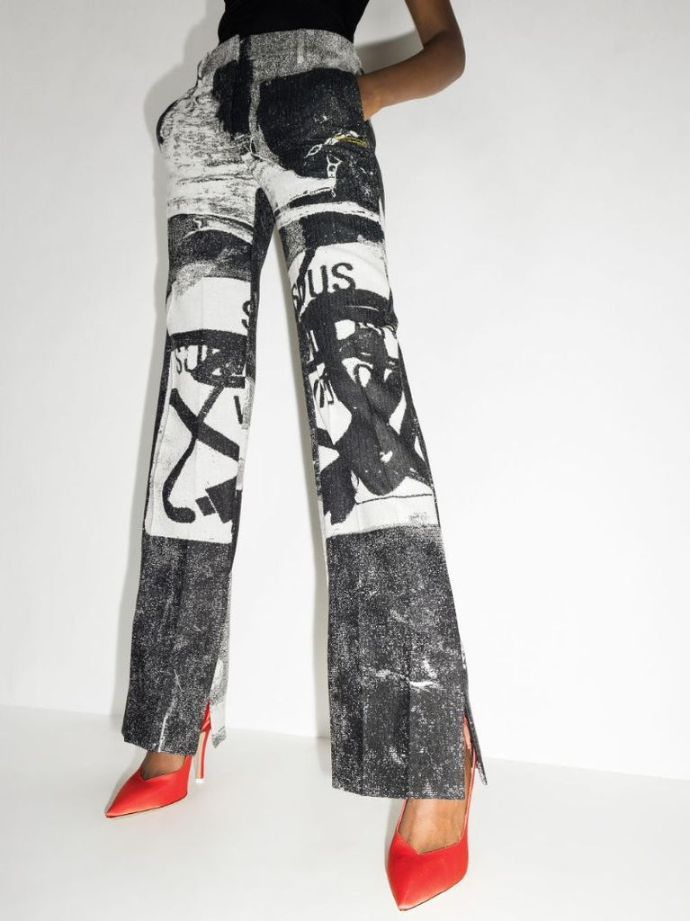 X Pablo Tomek Printed Trousers