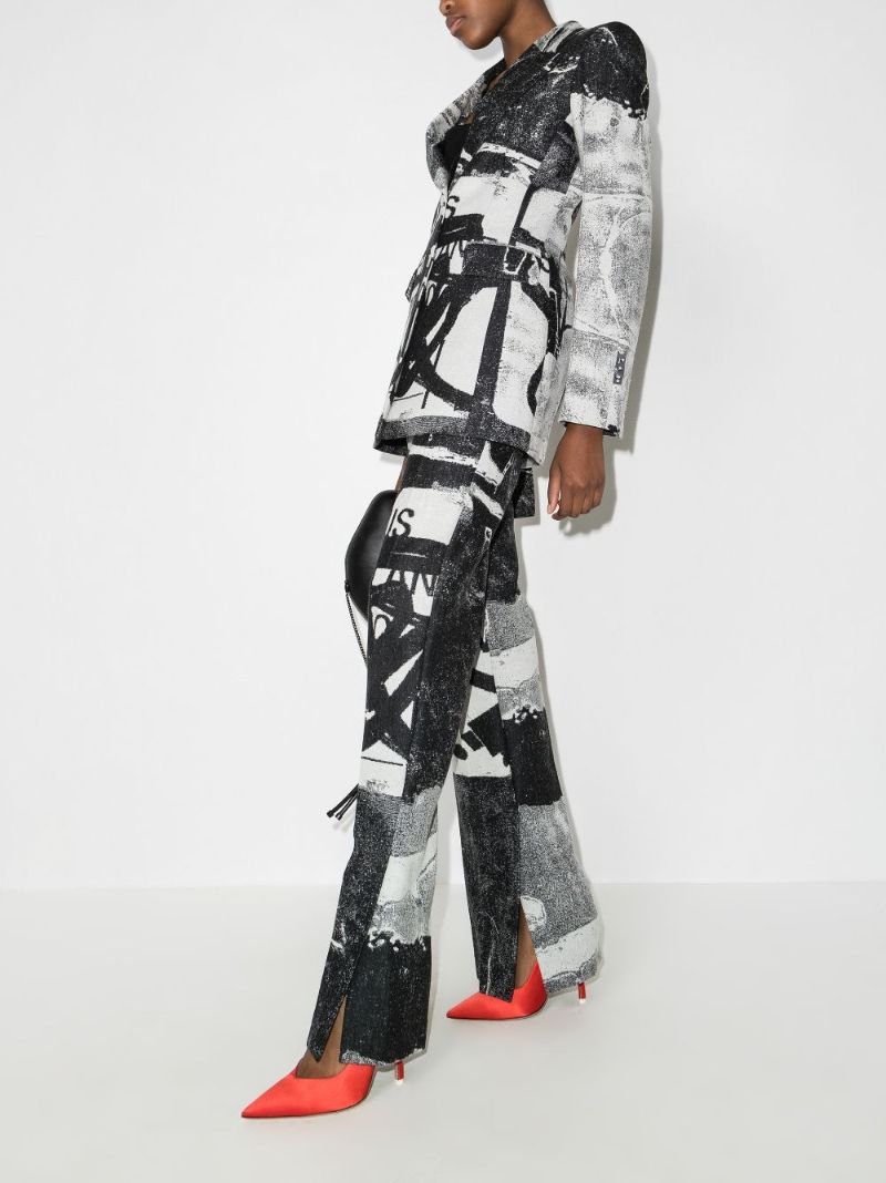 X Pablo Tomek Printed Trousers