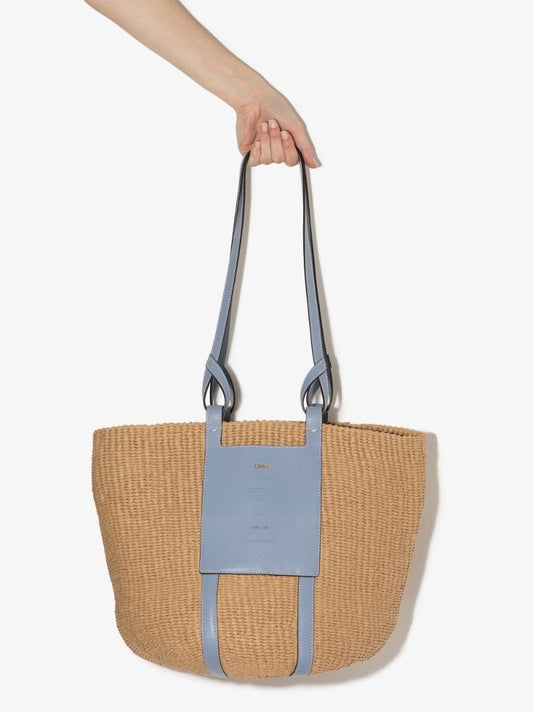 Large Straw Tote Bag