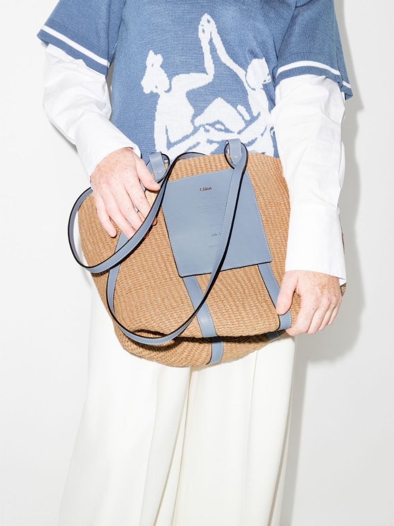 Large Straw Tote Bag