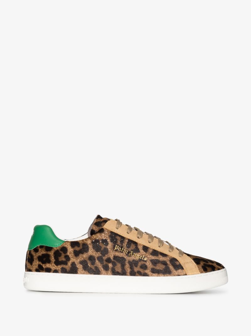 Brown Leopard Print Sneakers