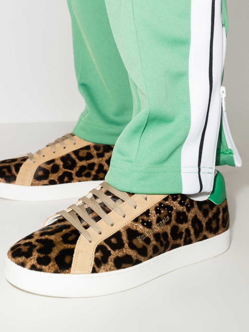 Brown Leopard Print Sneakers