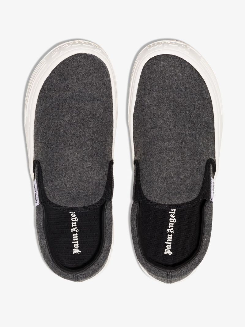 Grey Snow Slip-on Sneakers