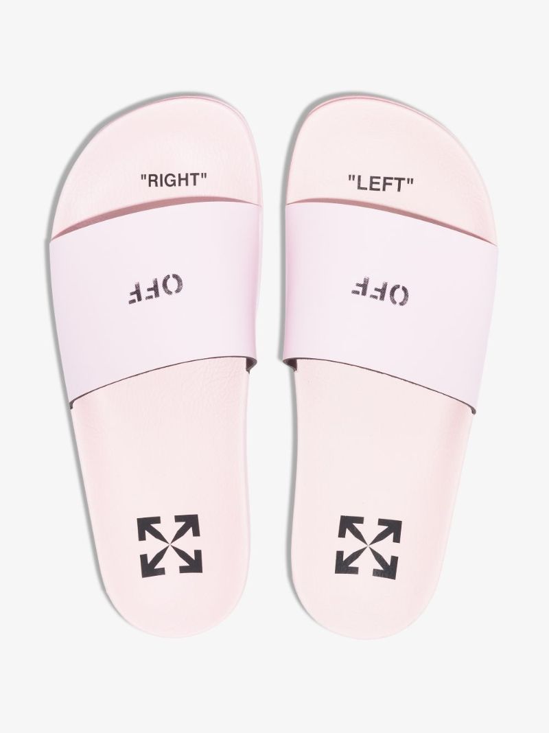 Logo-print Slip-on Slides