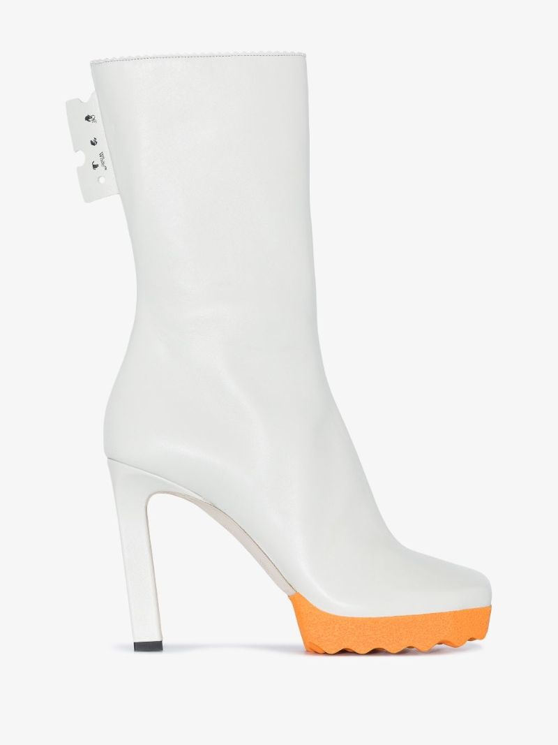 Grey Sponge 115 Leather Boots