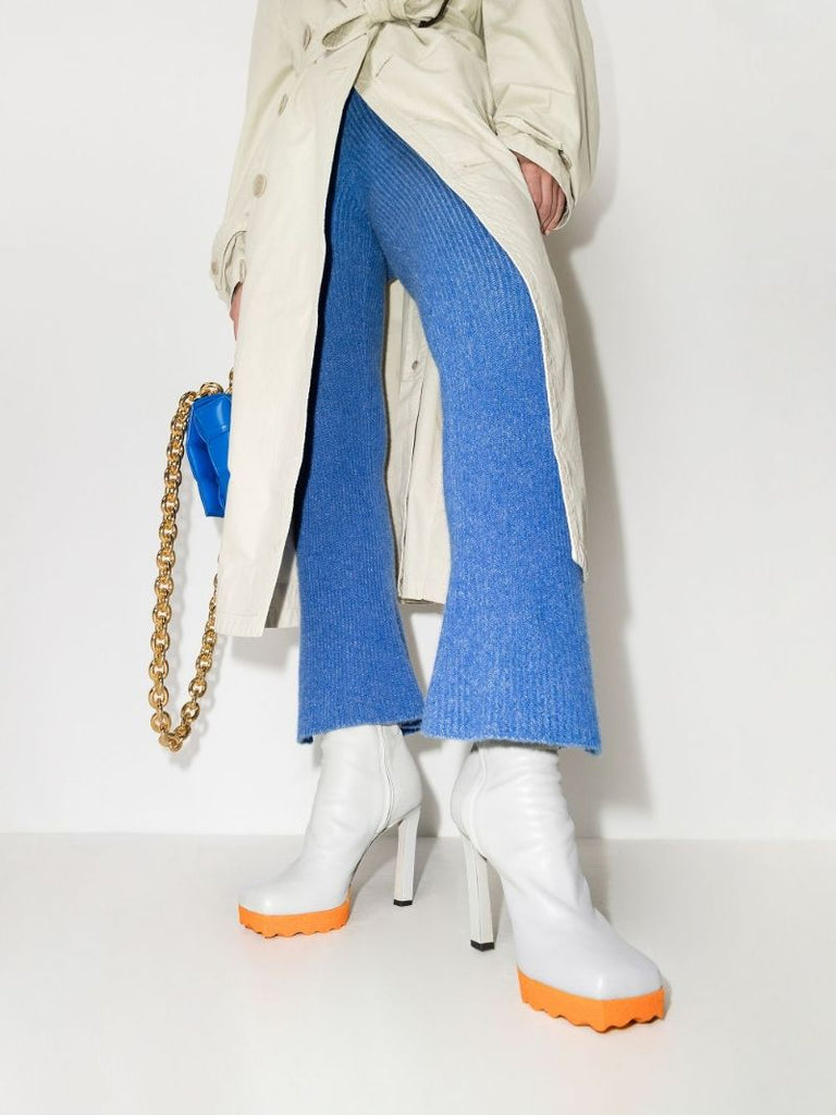 Grey Sponge 115 Leather Boots