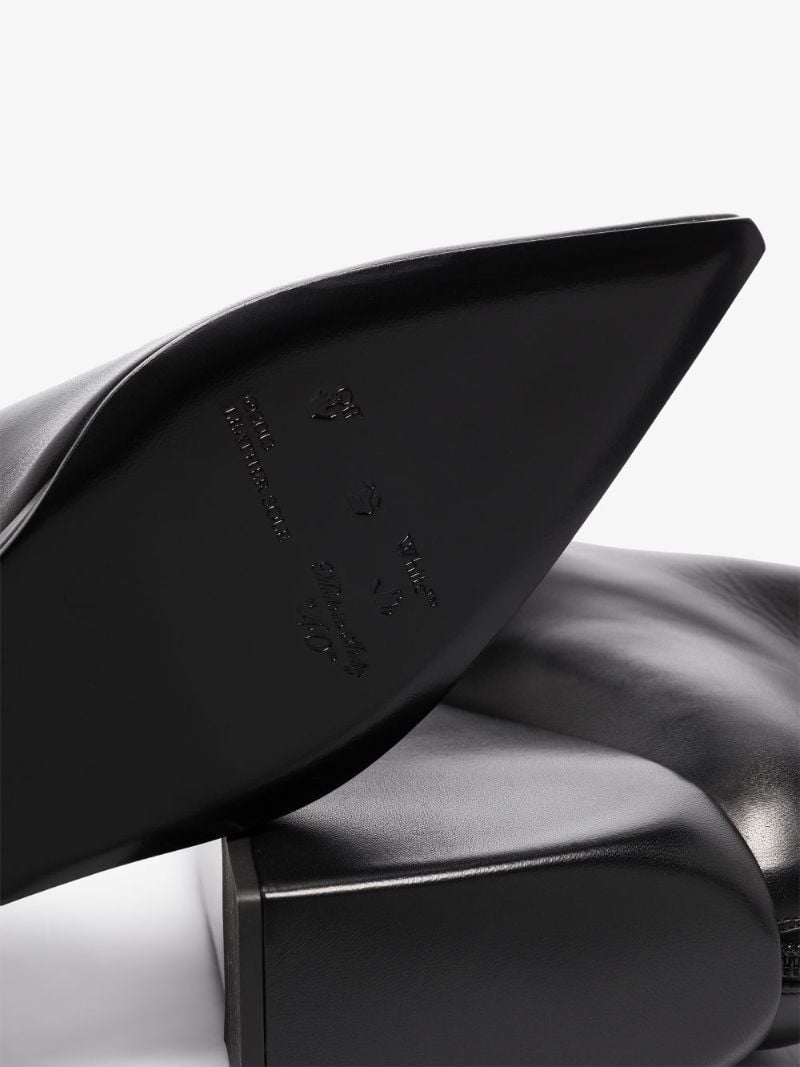 Black Dolls Wedge 95 Ankle Boots
