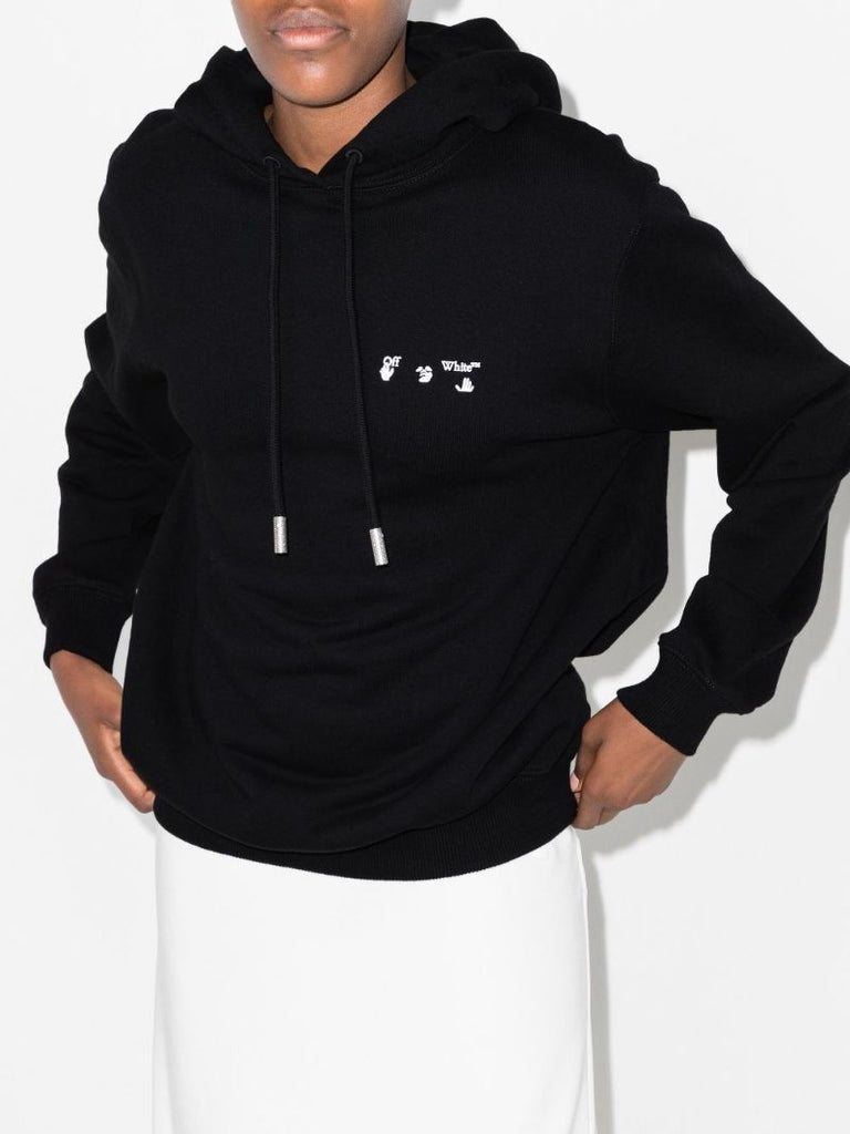 Logo Print Cotton Hoodie