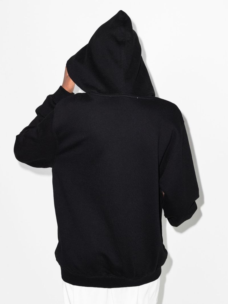Logo Print Cotton Hoodie