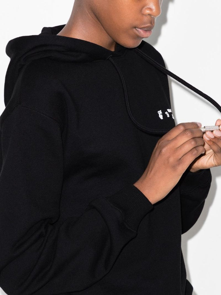 Logo Print Cotton Hoodie