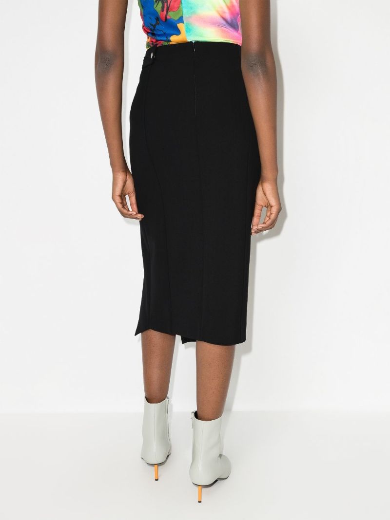 Asymmetric Midi Skirt
