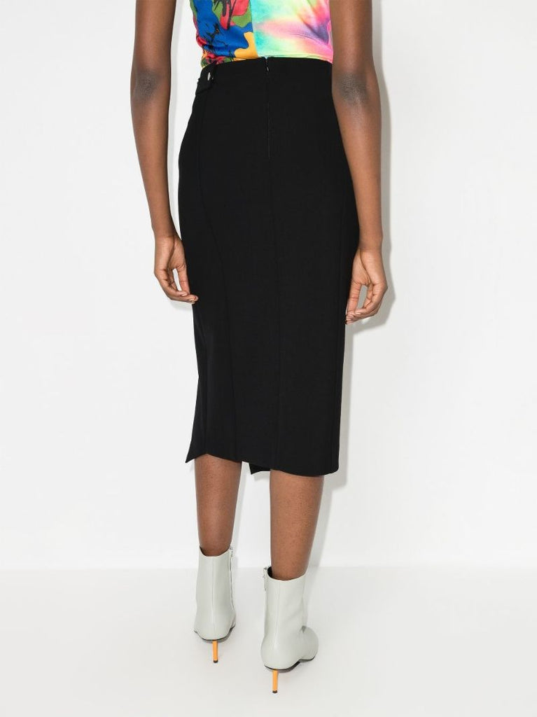 Asymmetric Midi Skirt