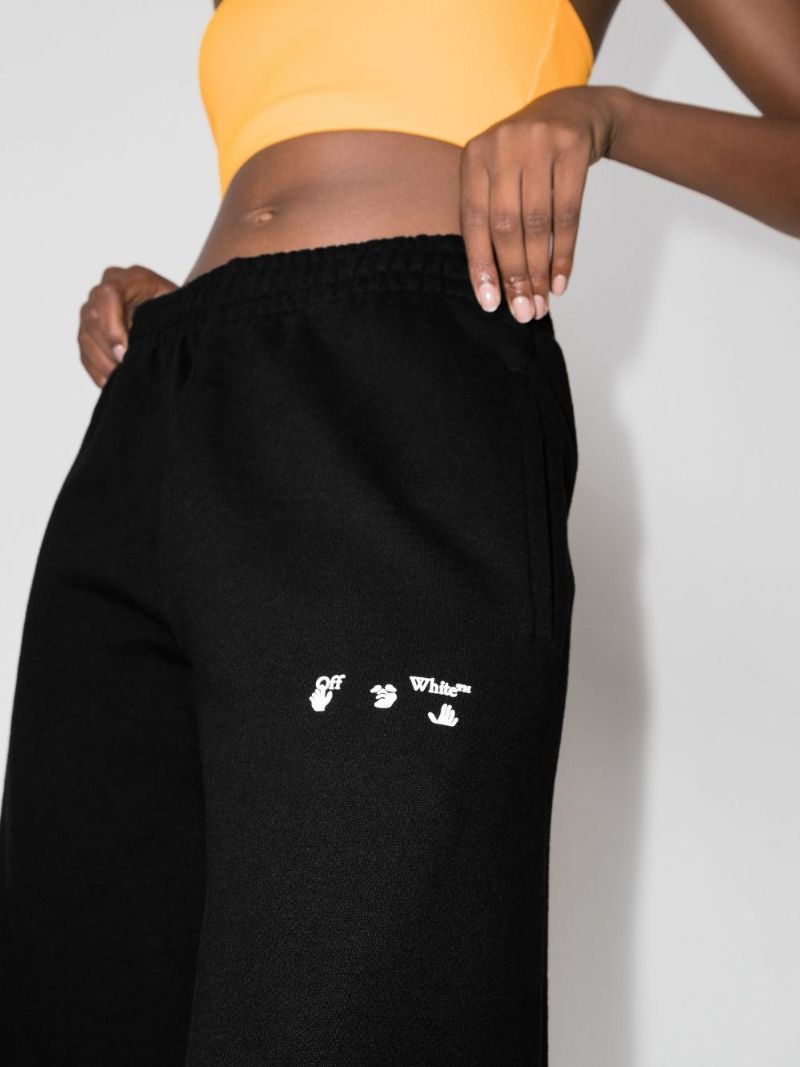 Logo Print Track Pants