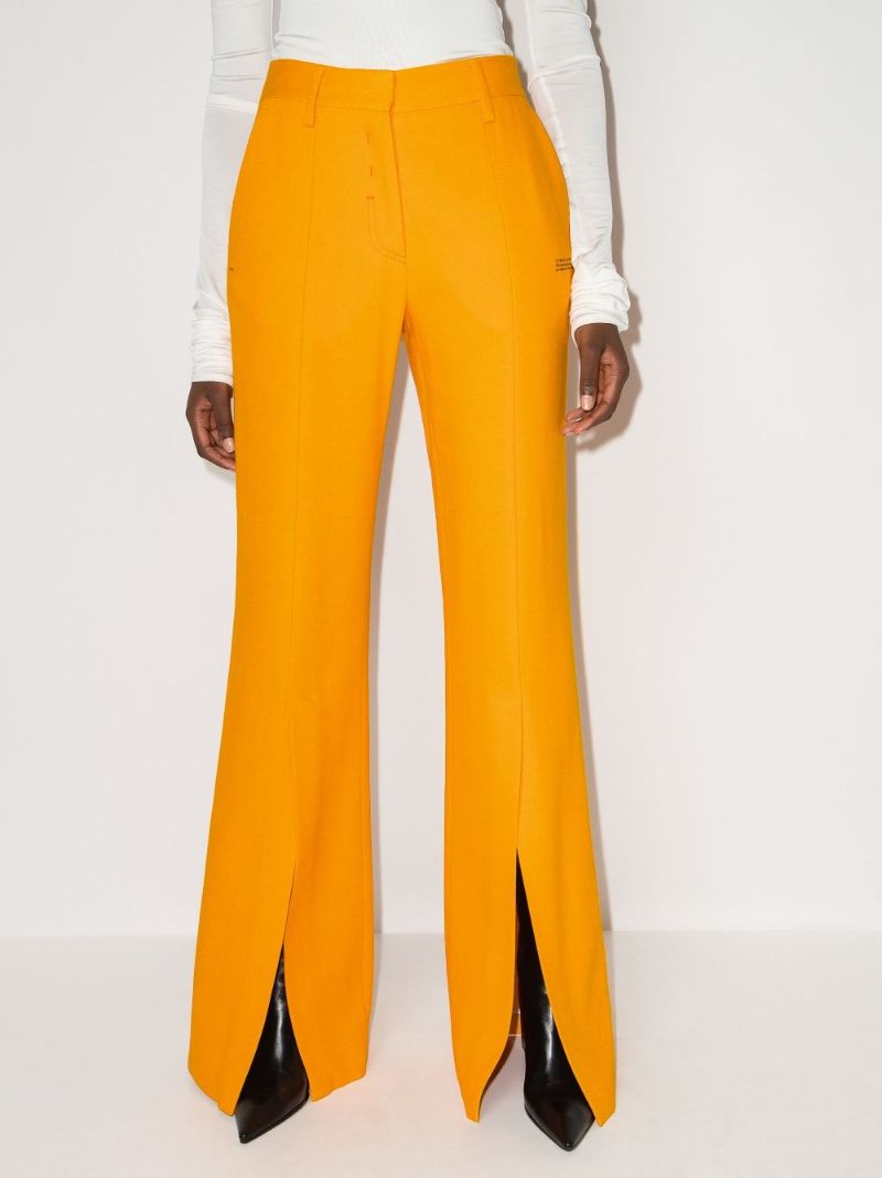 Split Hem Wide Leg Trousers