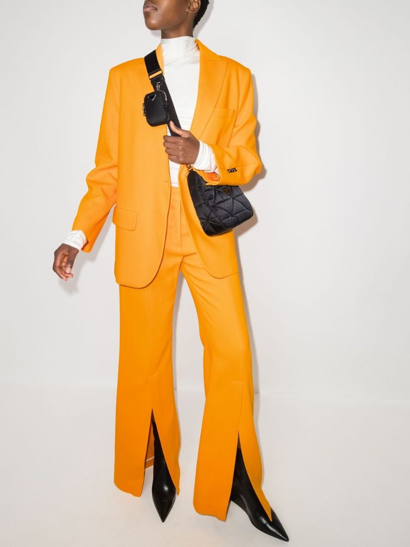 Split Hem Wide Leg Trousers