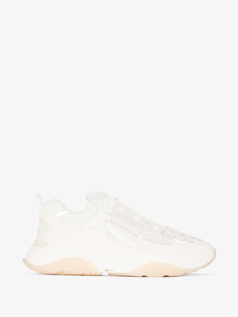 White Bone Runner Leather Sneakers