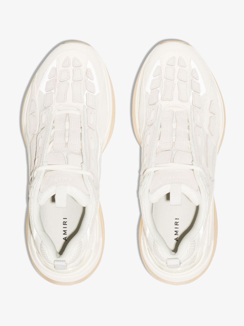 White Bone Runner Leather Sneakers