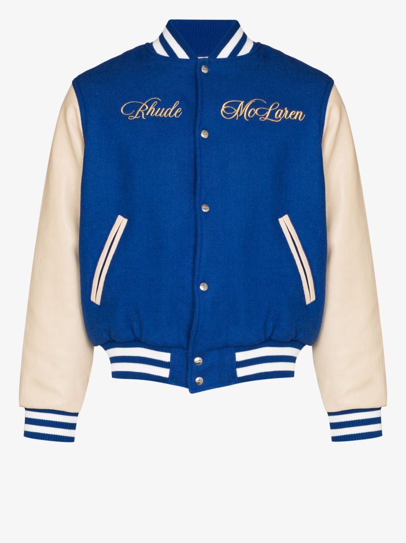 X Mclaren Varsity Bomber Jacket